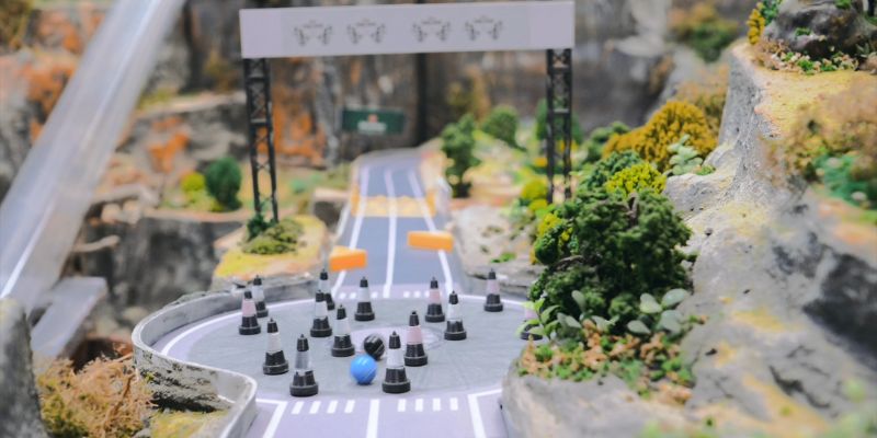 An image of Marble magic marble racing league
