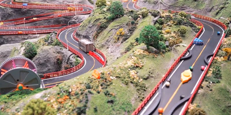An image of Legendary marble race track