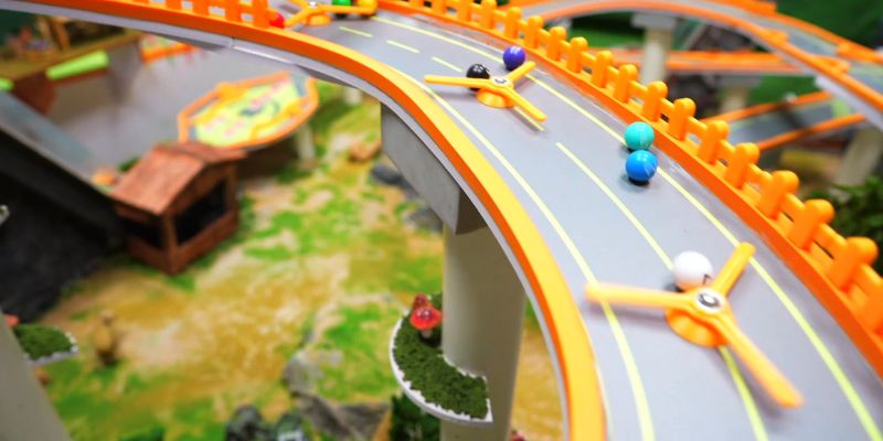 An image of Marble racing online at Marble Magic