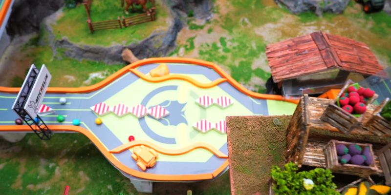 An image of Interactive marble race game