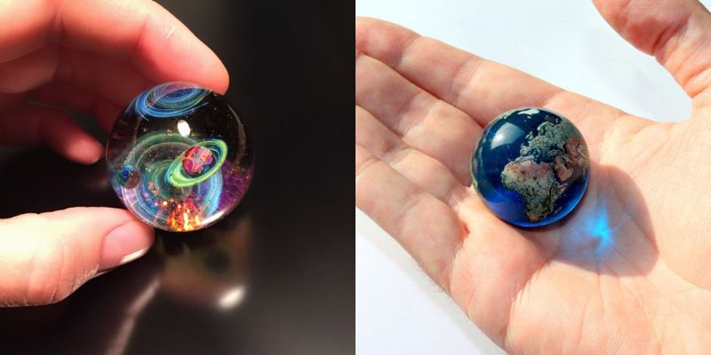An image of Classic glass marbles