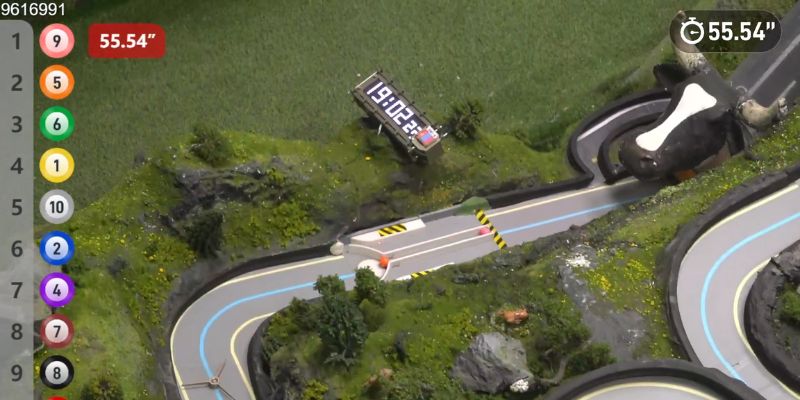 An image of Final obstacle and finish line