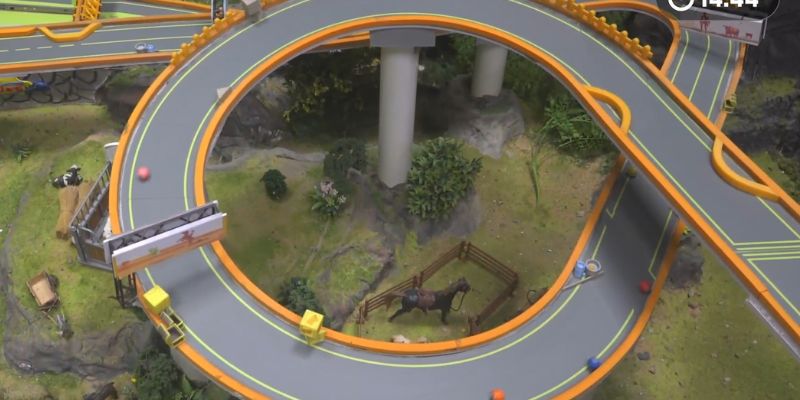An image of Pirelli Speedway 360-degree turn