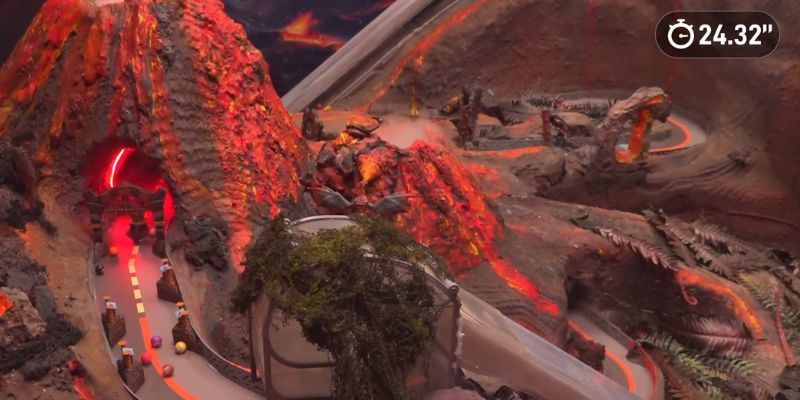 An image of Volcano escape raceway