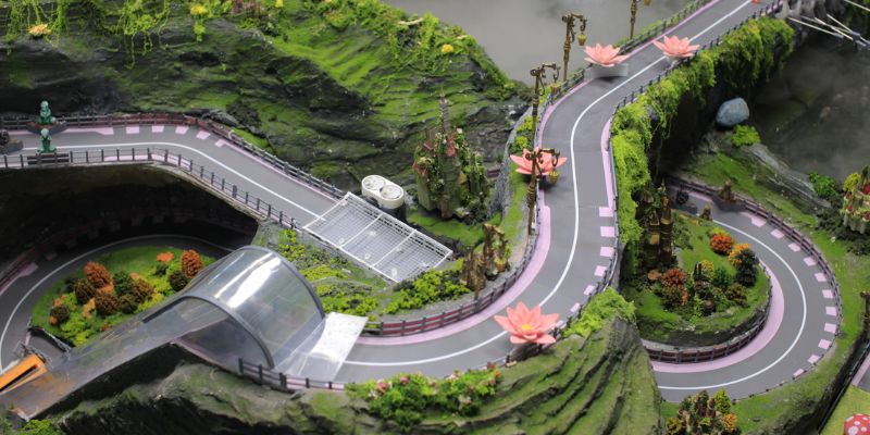 An image of Accelerator tunnel and lotus petal blocker