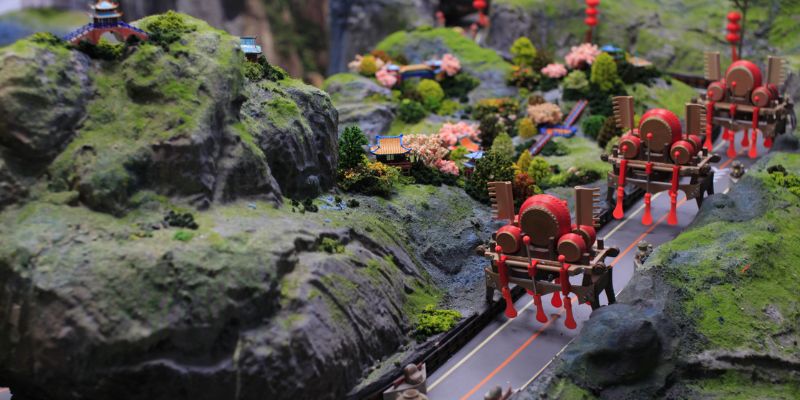 An image of Chinese Stone Forest war drums of shilin