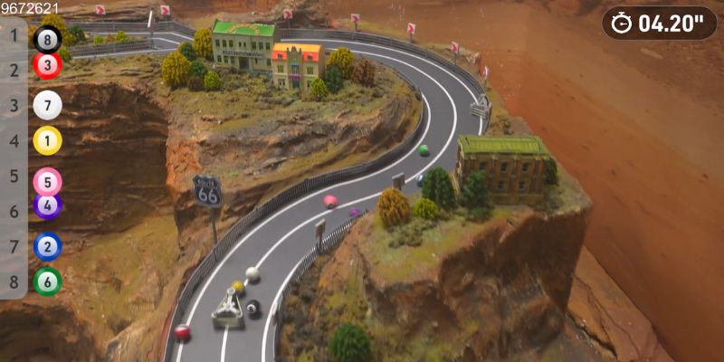 An image of construction zon first stretch