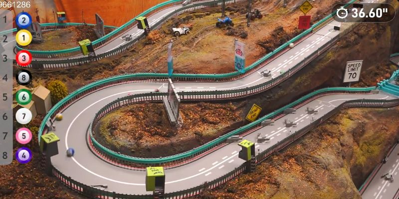 An image of Track H lemans fifth major turn