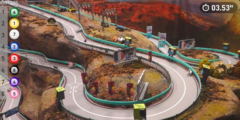 An image of Track H lemans first stretch