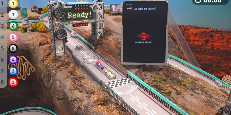 An image of Track H lemans starting point