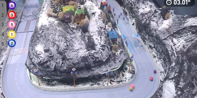 An image of Track J swiss alps first stretch