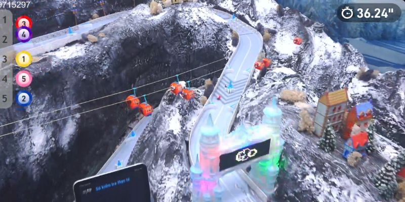 An image of Track J swiss alps last stretch