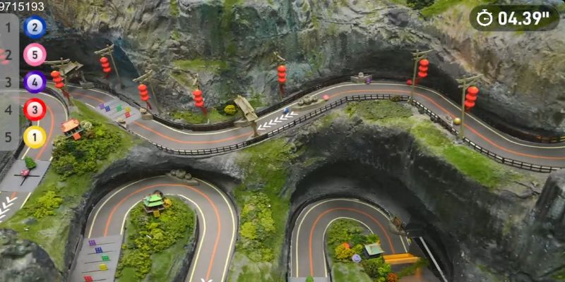 An image of Track K Chinese stone forest descending path