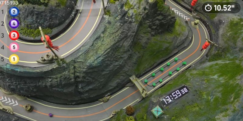 An image of Track K Chinese stone forest spiining circle trap