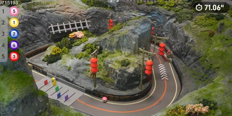 An image of Track K chinese stone forest last major turn